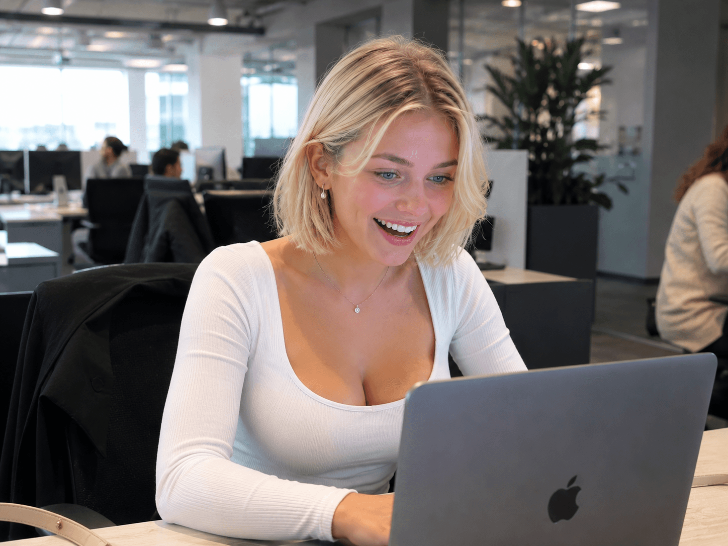 Professional aan het werk in een modern kantoor